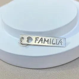 PINGENTE PRATA FAMÍLIA