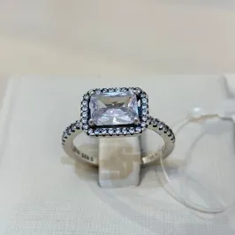 ANEL PRATA SOLITÁRIO INSPIRAÇÃO PANDORA