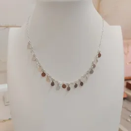 CHOKER PRATA MEDALHAS