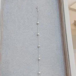 PULSEIRA PRATA BOLINHAS M