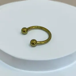 PIERCING FERRADURA TITÂNIO ANODIZADO