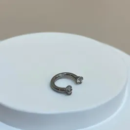 PIERCING FERRADURA ZIRCONIAS