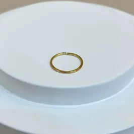 PIERCING NARIZ ARGOLA SIMPLES DOURADO