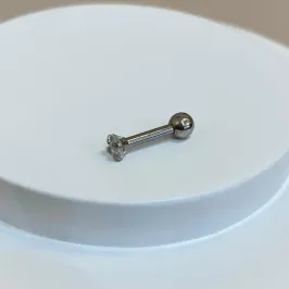 PIERCING P. LUZ 6MM ROSCA ATRÁS M