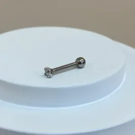 PIERCING ROSCA ATRÁS PONTO DE LUZ M