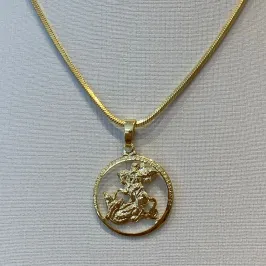 PINGENTE SÃO JORGE VAZADO