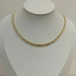CHOKER ZIRCONIAS NAVETES CRISTAIS