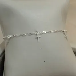PULSEIRA PRATA CRUZ