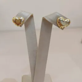 BRINCO CORAÇÃO BORDAS ZIRCONIAS BRANCAS