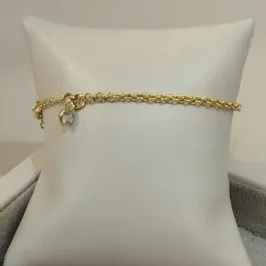 PULSEIRA ELO PORTUGUES COM UMA ZIRCONIA