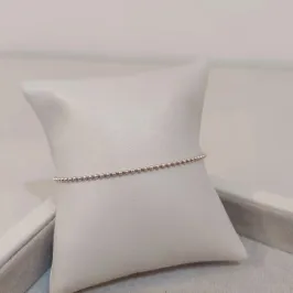 PULSEIRA PRATA BOLINHAS DELICADAS