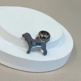 BERLOQUE AÇO CACHORRO LOVE