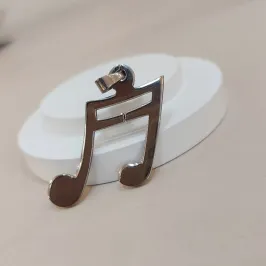 PINGENTE AÇO MÚSICA