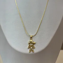 PINGENTE MENINO BONÉ