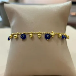 PULSEIRA OLHO GREGO E BOLINHAS
