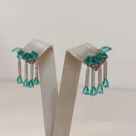 BRINCO EARCUFF GOTAS AZUL TIFFANY
