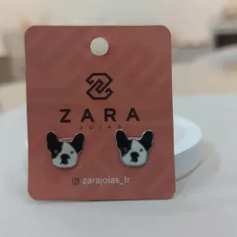 BRINCO INFANTIL RESINADO CACHORRINHO AÇO