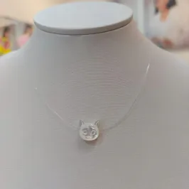 COLAR FIO DE NYLON GATINHO