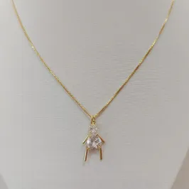 PINGENTE FILHA PALITO CRISTAL