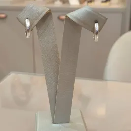 ARGOLA PRATA LISA MEDIA