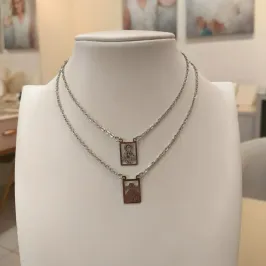 ESCAPULÁRIO AÇO NOSSA SENHORA DO PERPÉTUO SOCORRO