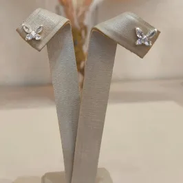 BRINCO PRATA BORBOLETA