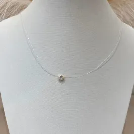 COLAR FIO DE NYLON PONTO DE LUZ