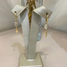 ARGOLA GOTA E CRUZ