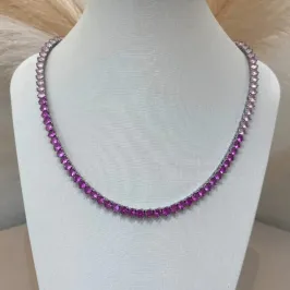 CHOKER RIVIERA PINK E ROSA 4.0