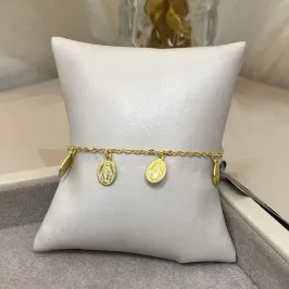 PULSEIRA MEDALHAS NOSSA SENHORA DAS GRAÇAS