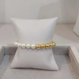 PULSEIRA METADE PÉROLA E METADE ESFERA