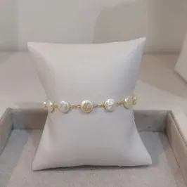 PULSEIRA PÉROLAS MOEDAS