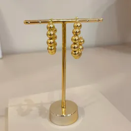 BRINCOS ARGOLAS ESFERAS