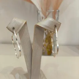 ARGOLA PRATA TREVO M