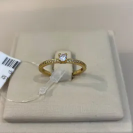 SOLITÁRIO CRAVEJADO COM ZIRCÔNIA CHUVEIRINHO TAMANHO 18