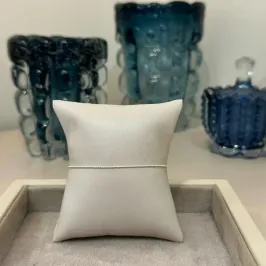 PULSEIRA PRATA BOLINHAS DIAMANTADAS
