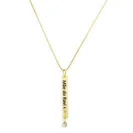 COLAR PERSONALIZADO PLAQUINHA MÃE DO RAVI