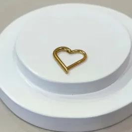 PIERCING CORAÇÃO DAITH PVD GOLD