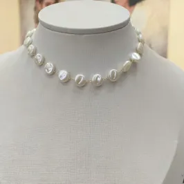 CHOKER PÉROLAS MOEDAS