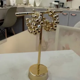 ARGOLA ESFERAS E PÉROLAS M