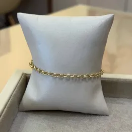 PULSEIRA ELO PORTUGUÊS 4MM