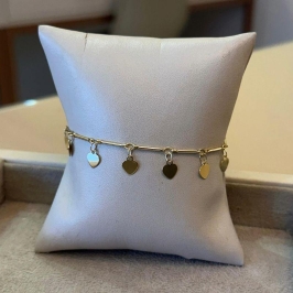 PULSEIRA MEDALHAS CORAÇÕES