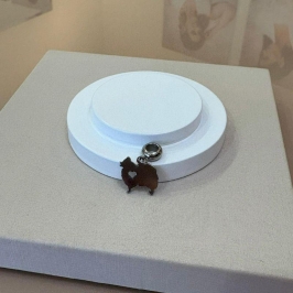 BERLOQUE AÇO CACHORRO E CORAÇÃO