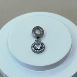 BERLOQUE AÇO PONTO DE LUZ CRAVEJADO CRISTAL
