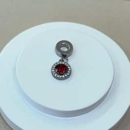 BERLOQUE AÇO PONTO DE LUZ VERMELHO