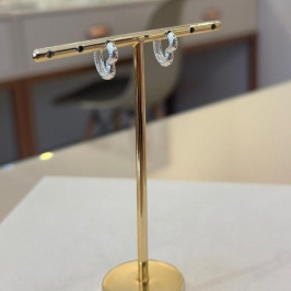ARGOLA PRATA CORAÇÃO CARVEJADA