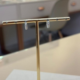 ARGOLA PRATA CRAVEJADA P