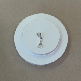 BERLOQUE PRATA NOSSA SENHORA APARECIDA VAZADA