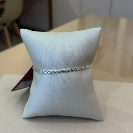 PULSEIRA PRATA CORAÇÕES