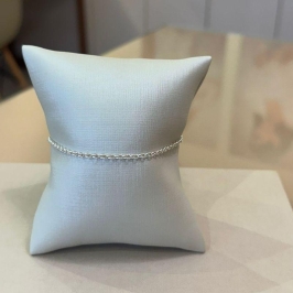 PULSEIRA PRATA ELO PORTUGUÊS